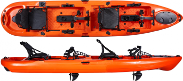 2 person pedal kayak sale fishing tandem kayak with pedals