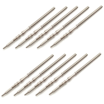 10-Piece Movement Watch Steel Stem Crown Kit for NH35, NH36, NH38, NH39 Watch Movements: Spare Parts for Repair and Maintenance