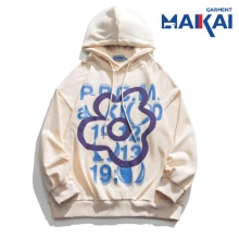 Sudadera con capucha de ajuste relajado perfecto para capas en otoño