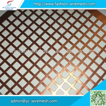 Home Decoration Aluminum Perforated Metals