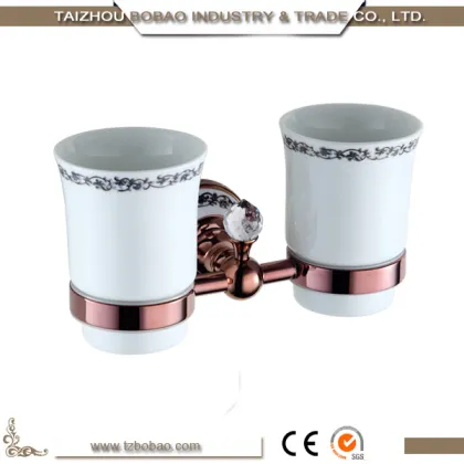 Rose Gold Bathroom Accessory Red Bathroom Accessory Pink Bathroom Accessory Crystal Sanitary Ware Ceramic Sanitary Bathroom Ware
