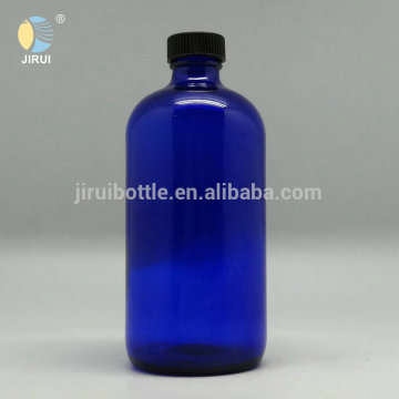 500ml cobalt blue glass bottle with cap trigger