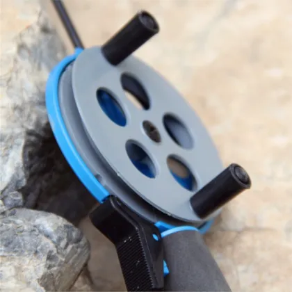 1Pcs Practical Portable Outdoor Winter Fishing Rod Durable Outdoor With Reel Travel Sports Fishing Rod Fishing Accessories