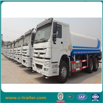 SINOTRUCK 10 wheeler water tanker truck