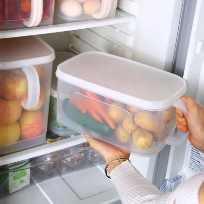 PP Plastic Food Fresh Vegetable Organizer Storage Box