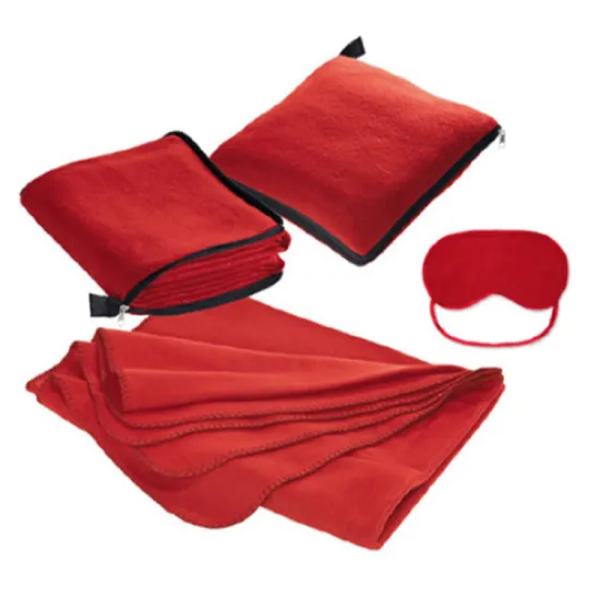 OEM ODM Colors Polar Fleece Blanket Pure Color Portable Fleece Pillow Blanket Airplane