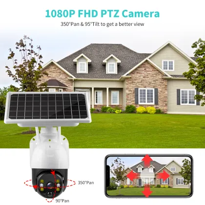 ICSEE Solaire Camira: 3MP Solar Panel 4G CCTV Camera with SIM Card & WIFI PTZ