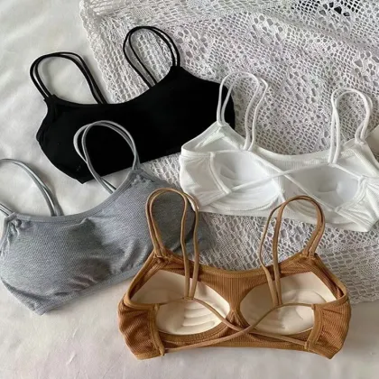 Women's Padded Sports Bra S-XL Ready Stock FYK084 - $0.98