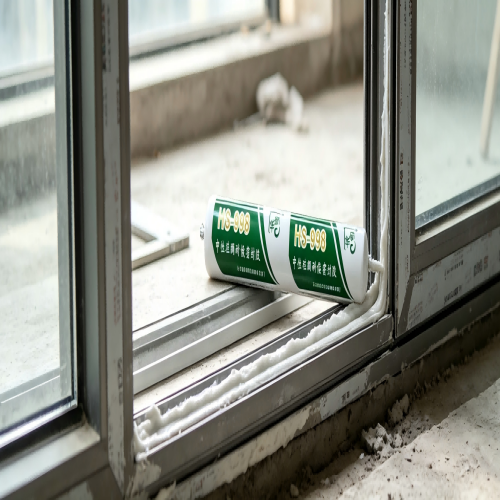 Neutral sealant for architectural glass