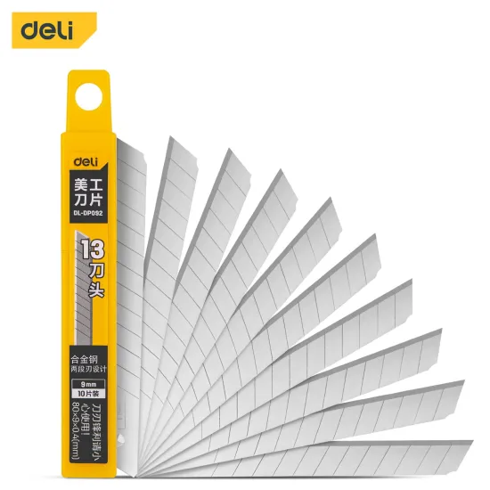 DELI TOOLS DL-DP092 Cutter 9mm*13 blade head 75# steel