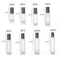 Cosmetic packaging set glass spray bottle cream container