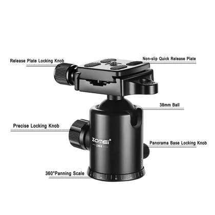ZOMEI Aluminum Camera Tripod for SLR and Projector