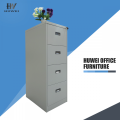 Vertical steel four drawers office archive cabinet
