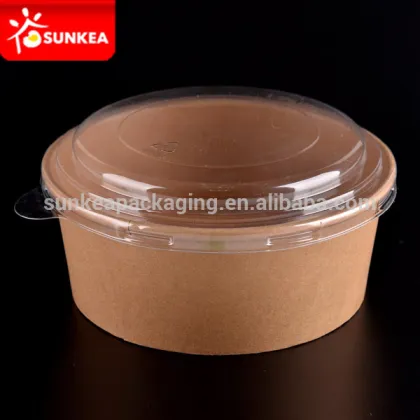 Disposable custom printed paper food packaging cup