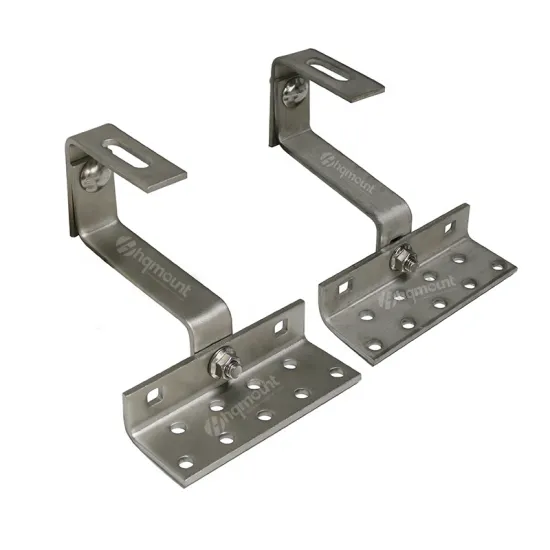 Europe Standard SS304 Adjustable Slate Tile Roof Hooks Solar Mounting System