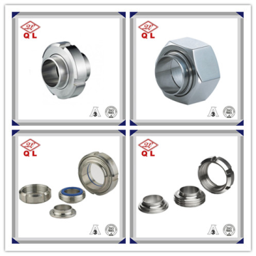 Keluli tahan karat Fitting Hex Union Nut