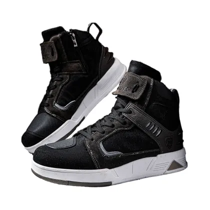 High-end Custom Leather Motorcycle Racing Boots - Knight-style Cross-country Riding Shoes