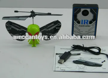 Mini cute aliens UFO RC flying saucer toy made in China