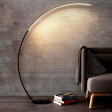 Iron Floor Lamp: Scandinavian Minimalist Modern Living Room Decorative Lamp