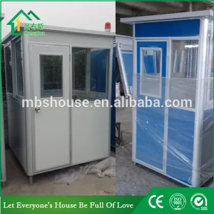 security guard rooms streel frame kiosk booth