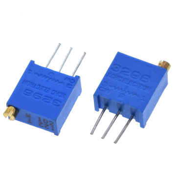 TZT 3296W Multiturn Trimmer Potentiometer - High Precision Variable Resistor (1K to 1M Ohms)