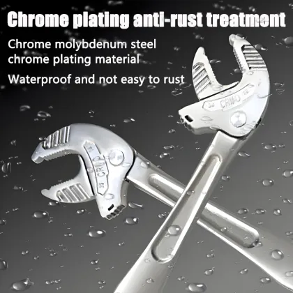 Crab Claw Automatic Lock Wrench for Precision Tasks