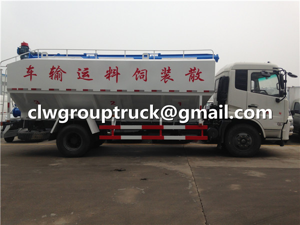 Bulk Animal Chicken Feed Transport Tank Truck