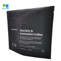 Перфектно сервизно термоуплътнение черна алуминиева торбичка за кафе 250гр