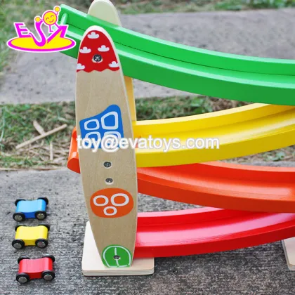 intelligent children wooden car toys games W04E047