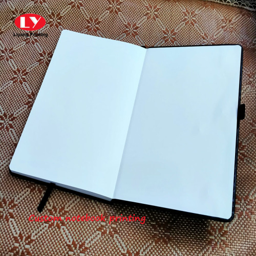 Černý měkký dotykový papír vlastní tisk A5 Notebook