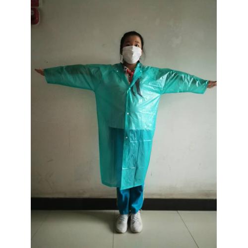 Green Rain Coat For Student