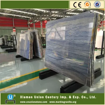 Luxury elegant blue slab azul macauba