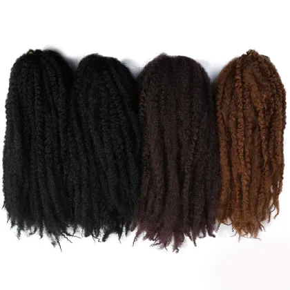 silver marley crochet braid hair extension, synthetic ombre marley hair braid afro twist weft