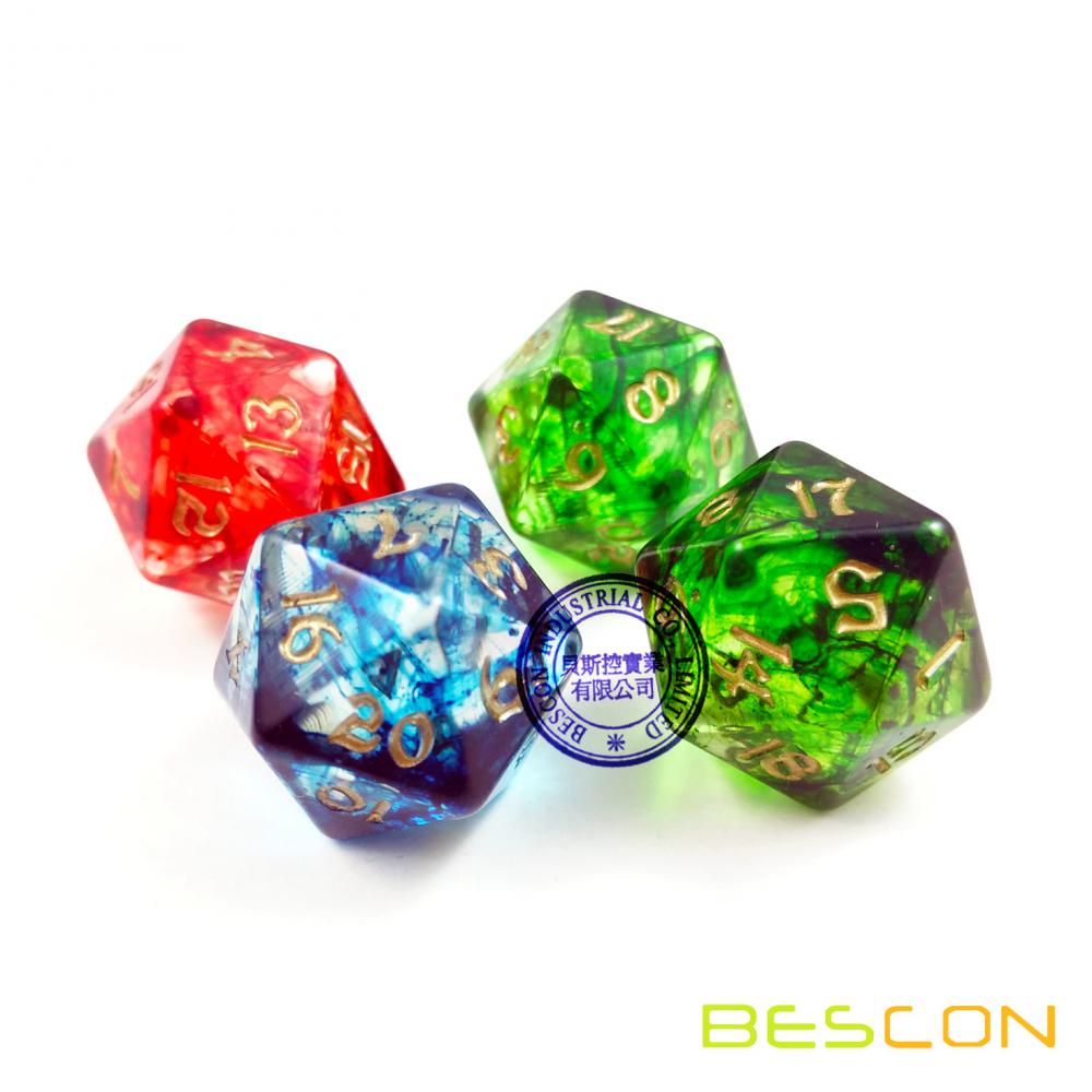 Novedad nebuloso dados para el juego DND