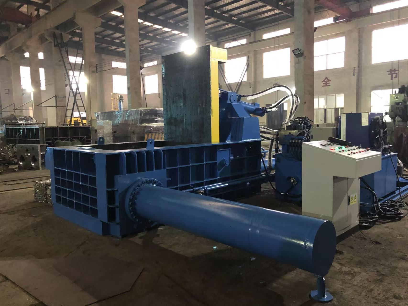 Scrap Metal Steel Baler Machine Horizontal Metal Balers