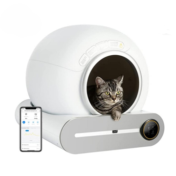 Wifi Automatic Smart Cat Toilet - Semi-Enclosed Self-Cleaning Cat Litter Box