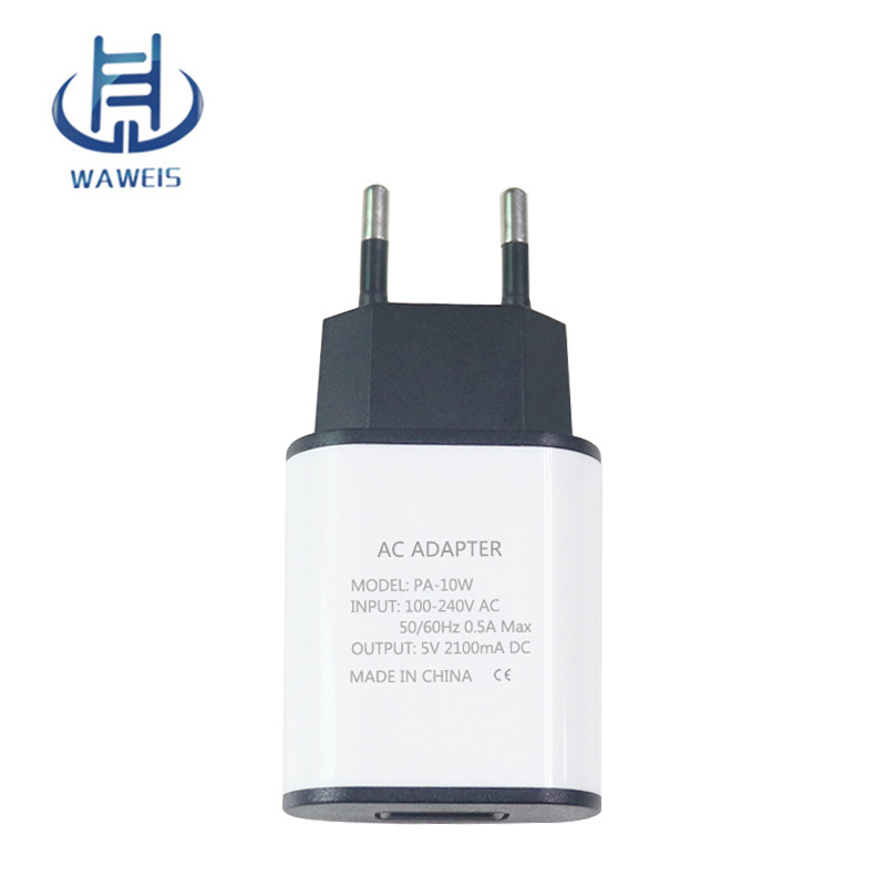 Wall Adapter 5V 2.1A Mobile Phone Charger