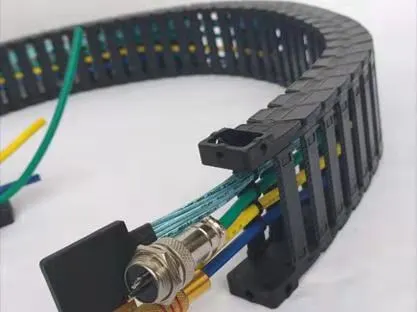 High quality small plastic cable chain carrier towing chain similar to Igus