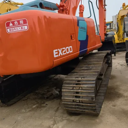 Used Hitachi EX200-3 Crawler Excavator with Isuzu Engine and Key Components