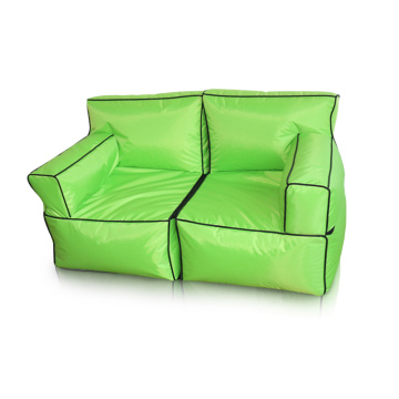 Sac portatif de haricot extérieur de sofa paresseux simple vert