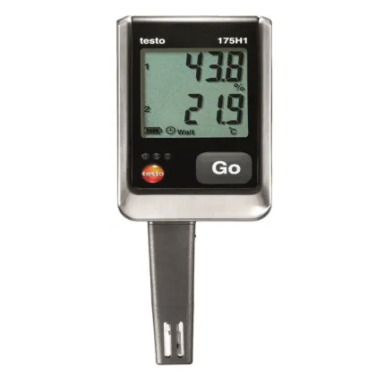 Testo 608-H1 Digital LCD Thermo Hygrometer: Humidity and Temperature Tester Meter