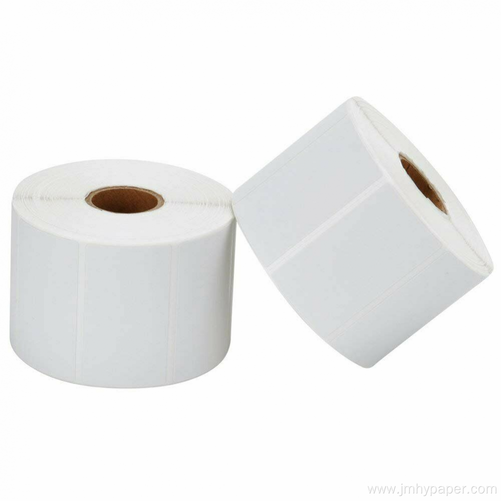 60x40mm blank white label stickers barcode label