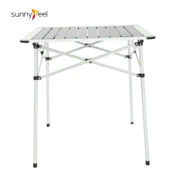 Lightweight Folding Aluminum Camping Table for Picnics