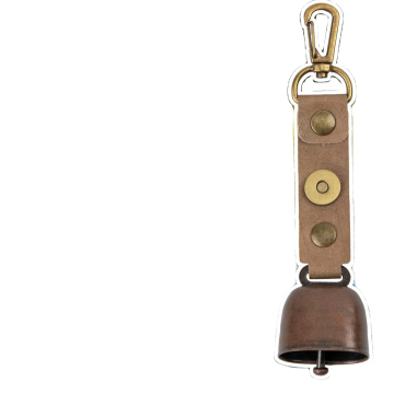 Outdoor Repellent Bell Pendant: Camping Atmosphere Wind Chime Keychain Accessory