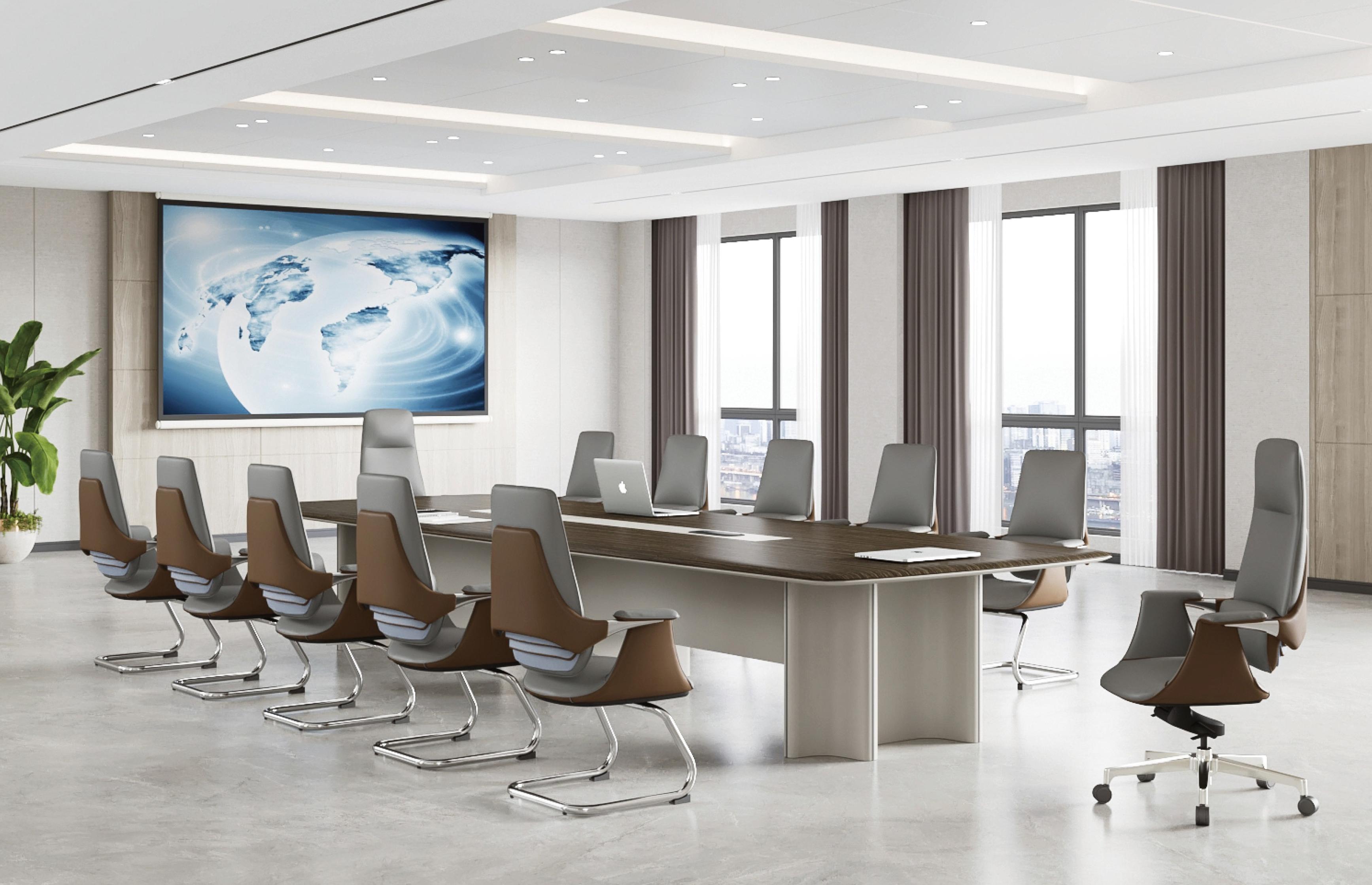 Office Furniture Factory Supplies hot sale meeting room pu leather chair Modern style high quality ergonomic boardroom chair for conference room