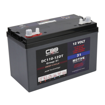 DC110-12-DT 12V 110Ah AGM Battery for Marine/Boat/Ship