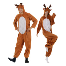 Christmas Adult Brown Reindeer Costume