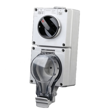 iGERCN Weatherproof Socket Switch: IP66 Rated EU Outdoor Outlet