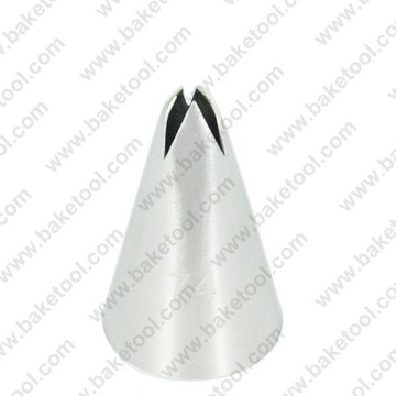 Fashion Stainless steel304 cake decorating nozzle #74