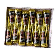 12 Pcs Black Colors Henna Paste Cone Beauty Women Mehndi Finger Cream Paint Drawing for Temporary Tattoo Stencil Body Art 25G